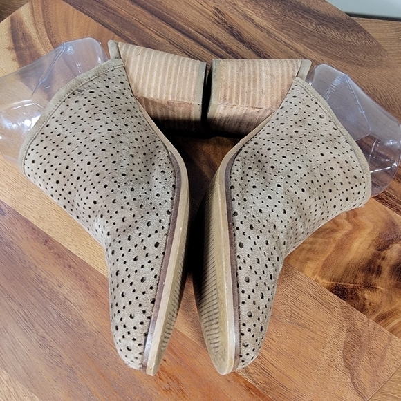 Rebels Western Heeled Booties Mules Slip on Size 8 - Picture 12 of 17